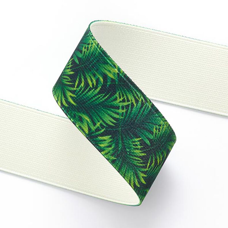 Gummiband Jungle  [ 3,5 cm ] – grasgrün,  image number 2