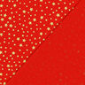 Baumwollstoff Cretonne weihnachtlicher Sternenhimmel klein – rot/gold,  thumbnail number 3