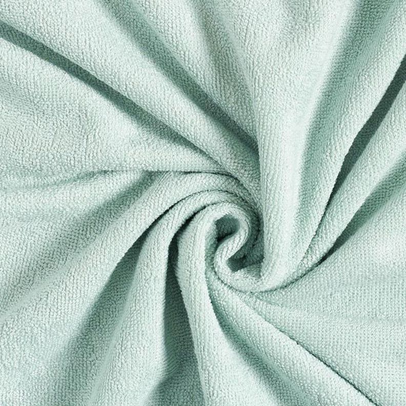 Kuschelfrottee Bambus Uni – aquablau – Muster,  image number 4