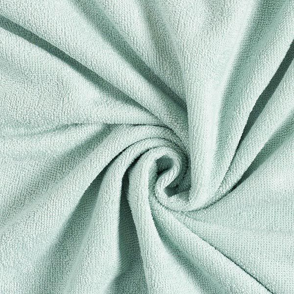 Kuschelfrottee Bambus Uni – aquablau – Muster,  image number 4