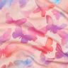 Baumwolljersey bunte Schmetterlinge Digitaldruck | Poppy Fabrics – rosé/blau,  thumbnail number 2