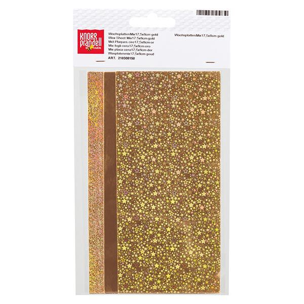 Set Wachsplatten Mix – gold, image number 2