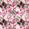 Baumwolljersey Aquarellblüten Digitaldruck – malve/schilf,  thumbnail number 1