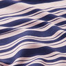 French Terry unregelmäßige Streifen – indigo/rosé,  thumbnail number 2