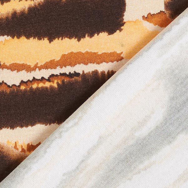 Viskosejersey Tie Dye Print – beige/braun,  image number 4