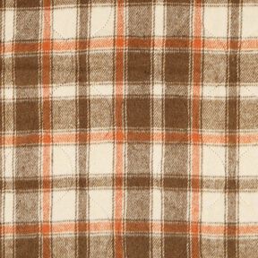 Steppstoff Flanell Karo | Poppy Fabrics – beige, 