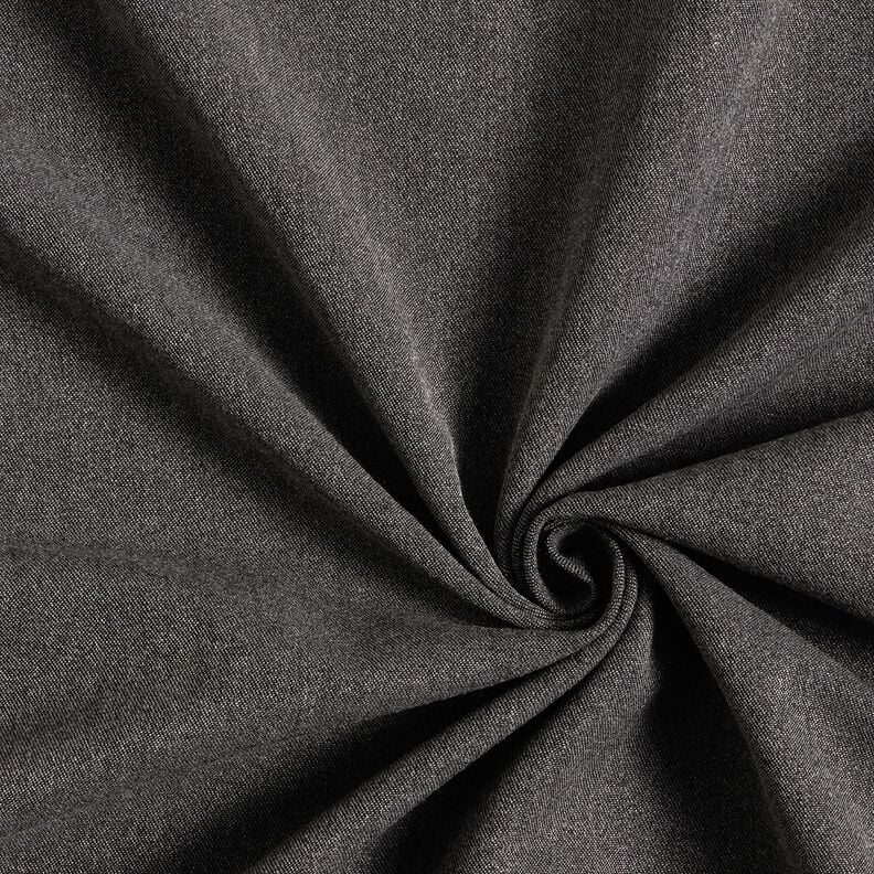 Viskose Twill Stretch Melange &ndash; anthrazit/schwarz,  image number 1
