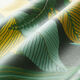 Beschichtete Baumwolle Monstera-Blätter – dunkelgrün,  thumbnail number 3