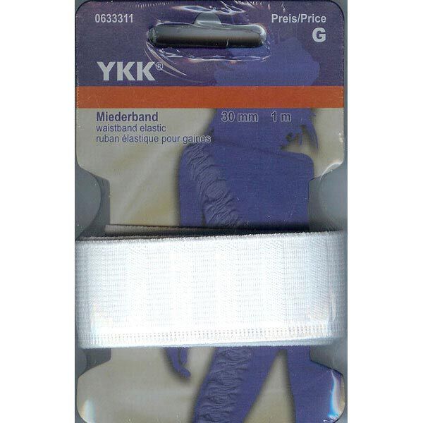 Elastisches Miederband 501 [1m] – weiss | YKK,  image number 1