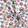 Cretonne Lizenzstoff Avengers Motivkacheln | Marvel – weiss,  thumbnail number 3