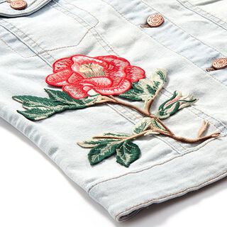 XXL Applikation Rose – rot, 