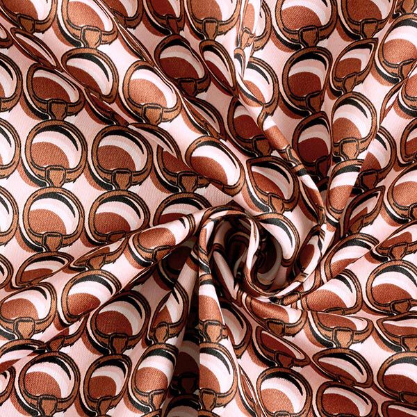 Baumwollsatin Stretch Verschlussringe – rosa, image number 3