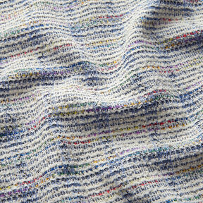 Jacquard Jersey Glitzer-Bouclé – hellblau, 