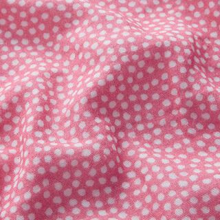 Musselin/ Doppel-Krinkel Gewebe Tupfen Digitaldruck | STENZO – pink, 