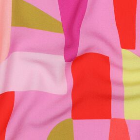 LENZING™ ECOVERO™ Viskosestoff Shape Shifter | Nerida Hansen – pastellviolett/feuerrot, 