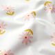 Beschichtete Baumwolle Blümchen – weiss,  thumbnail number 2