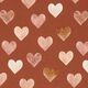 Sweatshirt angeraut Aquarell-Herzen Digitaldruck | by Poppy – terracotta/lachs,  thumbnail number 1