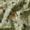 Baumwollstoff Cretonne tropische Blätter – schwarz/grün,  thumbnail number 2
