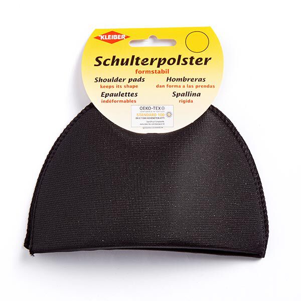 Schulterpolster ohne Haken [2 Stück | 10,5 x 13 x 5 cm] - schwarz | KLEIBER,  image number 1