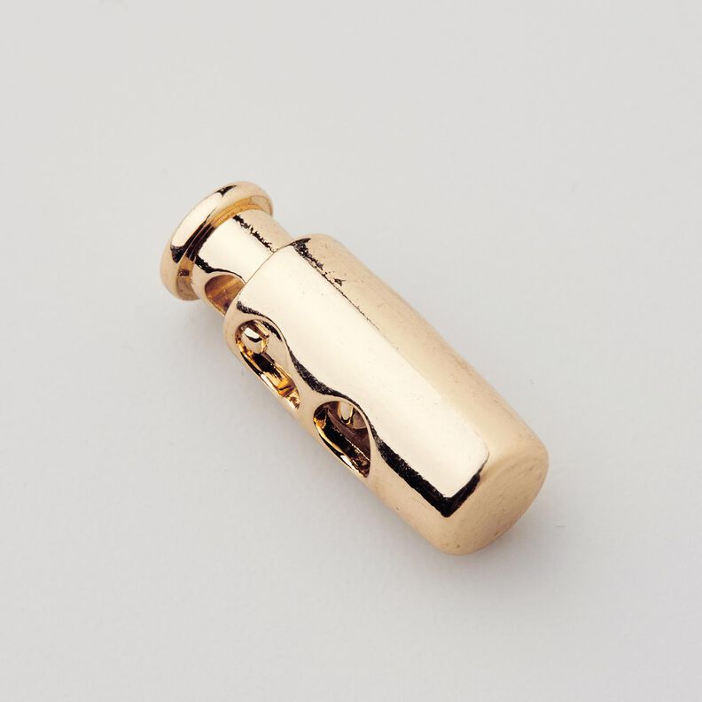 Kordelstopper Metall [Durchlass: 3 mm] – gold metallic,  image number 2
