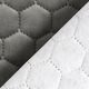 Polsterstoff gesteppter Samt Waben – anthrazit – Muster,  thumbnail number 6