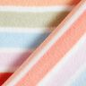 Antipilling Fleece bunte Streifen – weiss,  thumbnail number 4
