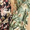 Kreppsatin Magnolien mit Palmblättern – schilf/beige,  thumbnail number 5