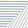 Frotteejersey Streifen – elfenbein/brilliantblau,  thumbnail number 4