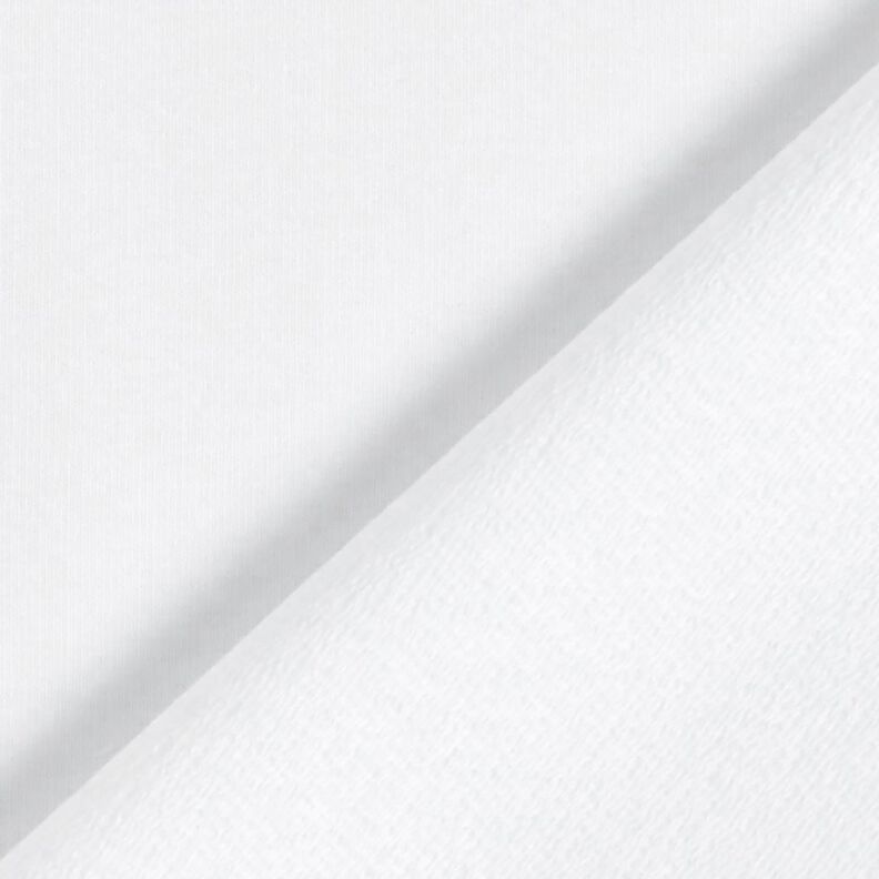 Leichter French Terry Uni – weiss, image number 3