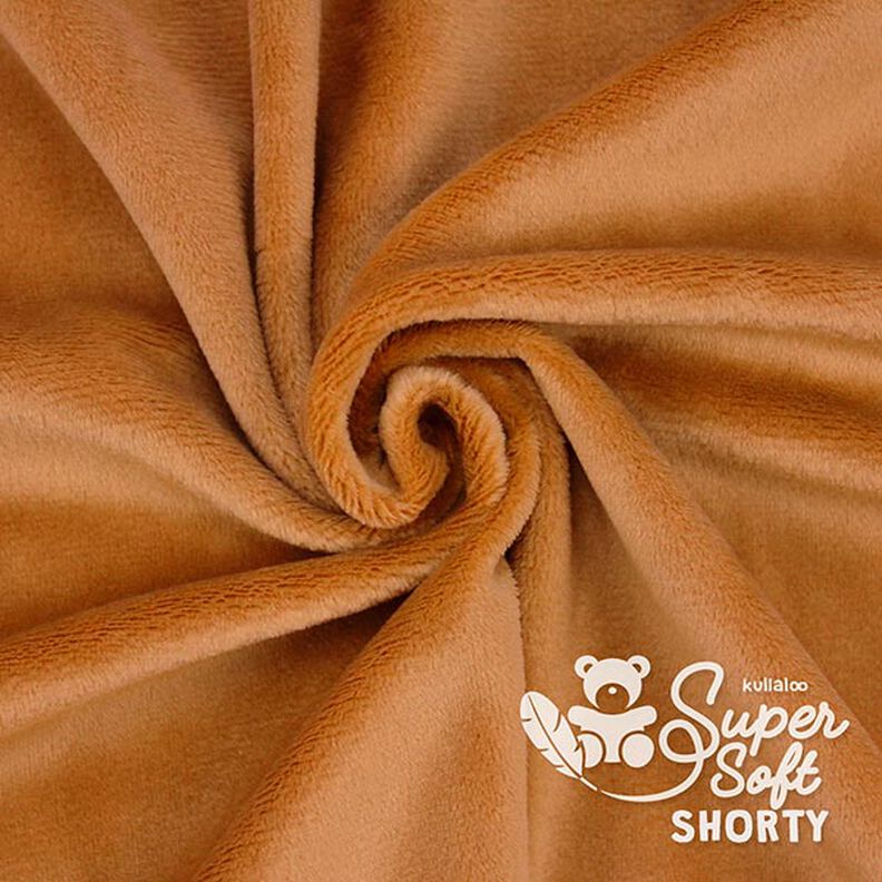 Plüsch SuperSoft SHORTY [ 1 x 0,75 m | 1,5 mm ] - hellbraun | Kullaloo,  image number 2