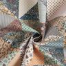 Dekostoff Halbpanama Quilt-Optik Blumen – pastellflieder/wollweiss,  thumbnail number 3