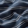 Baumwolljersey unregelmäßige Streifen – marineblau/weiss,  thumbnail number 2