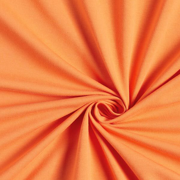 GOTS Baumwolljersey | Tula – orange | Reststück 50cm