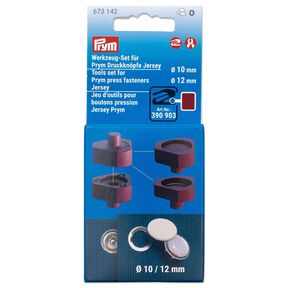 Werkzeug-Set Druckknöpfe Jersey [Ø 10 + 12 mm] | Prym – bordeauxrot, 
