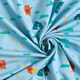 Baumwolljersey Biene und Bär | PETIT CITRON – hellblau,  thumbnail number 3