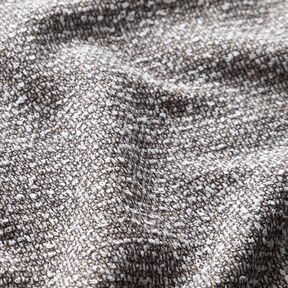Strickbouclé Melange – dunkelbeige/nachtblau, 