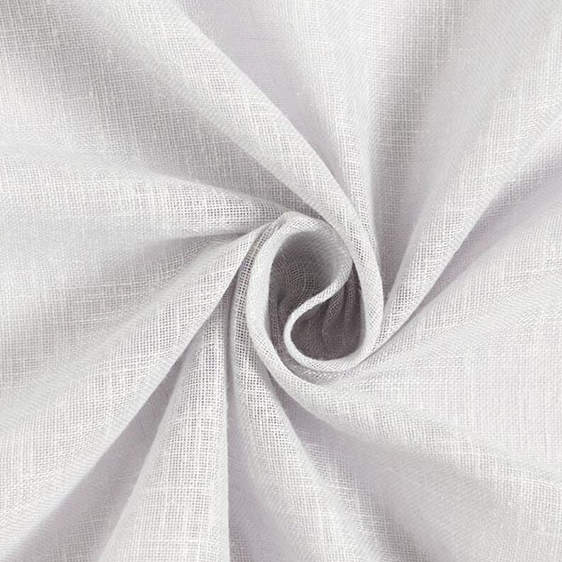 Gardinenstoff Voile Leinenlook 300 cm – silbergrau,  image number 1