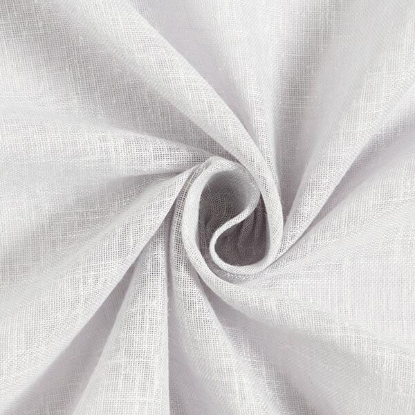 Gardinenstoff Voile Leinenlook 300 cm – silbergrau,  image number 1