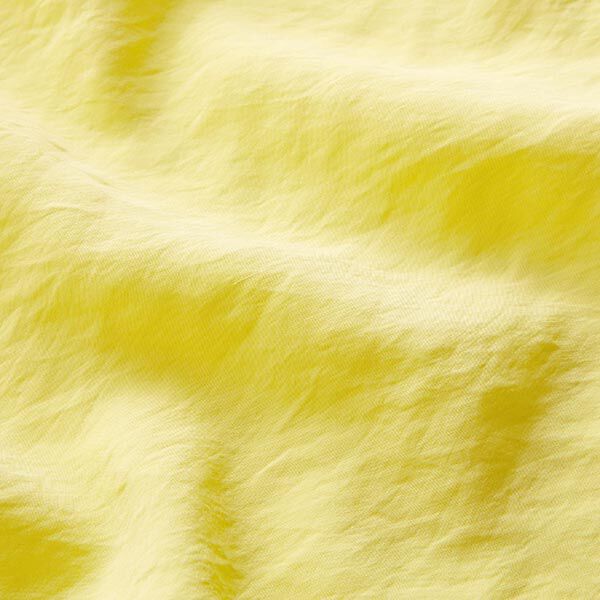 Modalstoff leichter Crash Uni | Fibre Mood – hellgelb | Reststück 100cm