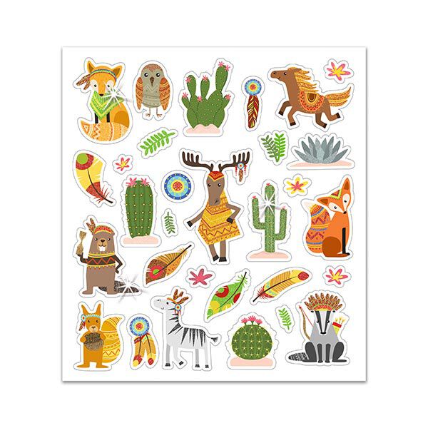 Glitzer-Stickerset Fun [ 156Stück ] – Farbmix,  image number 6