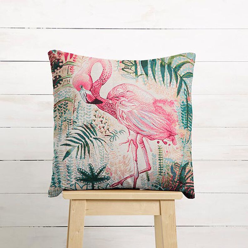 Dekostoff Gobelinstück Flamingo – beige/pink,  image number 5