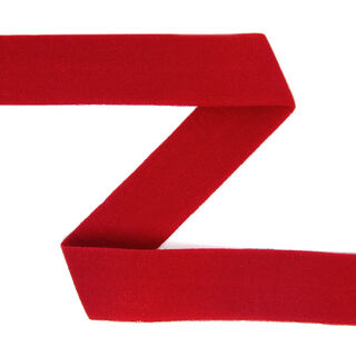 Elastisches Einfassband (Falzgummi), matt - karminrot, 