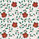 Baumwollstoff Popeline festliche Pflanzen – weiss/gold,  thumbnail number 1