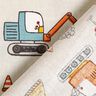 Baumwollstoff Cretonne Baustelle – grau,  thumbnail number 4