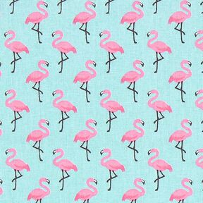 Cretonne Flamingo 3 – türkis, 