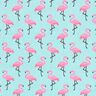 Cretonne Flamingo 3 – türkis,  thumbnail number 1