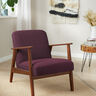 Polsterstoff Webstruktur – aubergine,  thumbnail number 5