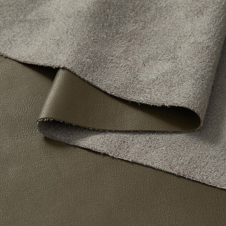 Kunstleder mit Velours Abseite  – dunkelpinie,  image number 3