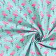 Cretonne Flamingo 3 – türkis,  thumbnail number 2