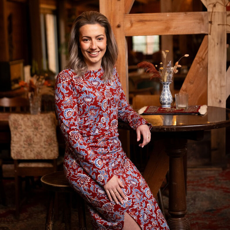 Romanit Jersey Paisleyblumen | Poppy Fabrics – lila, image number 5